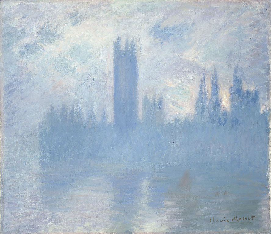 Des d’on es va pintar la sèrie de quadres “Parlament de Londres” de Monet?